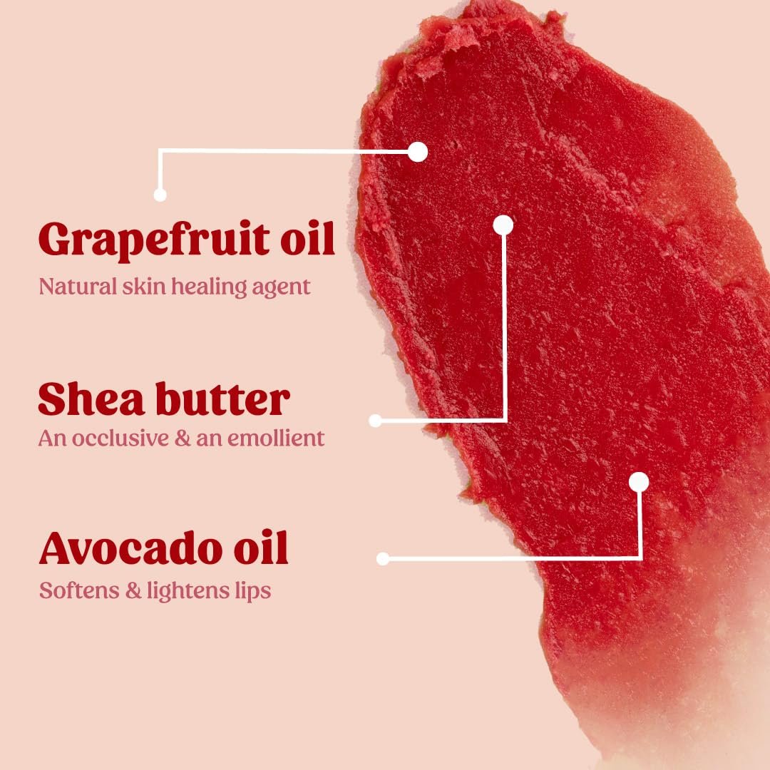 vilvah STORE Grapefruit Lip Balm | For Dry Damaged And Chapped Lips | Moisturizing Lip Balms | Enriched With Shea Butter, Unrefined Beeswax & Essential Oils | 10G (Multicolor ) - Image 3