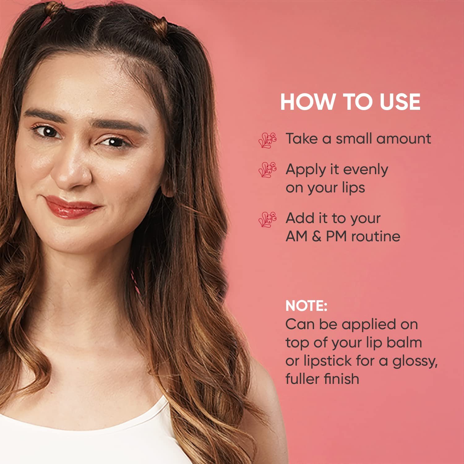 DOT & KEY Dot&Key Lip Plumping Mask With Shea Butter&Vitamin C + E For Naturally Glowing Lips|Smoothes Flaky&Dry Lips|Lip Mask For Soft,Smooth&Plump Lips|(Lingonberry)|15Ml - Image 6