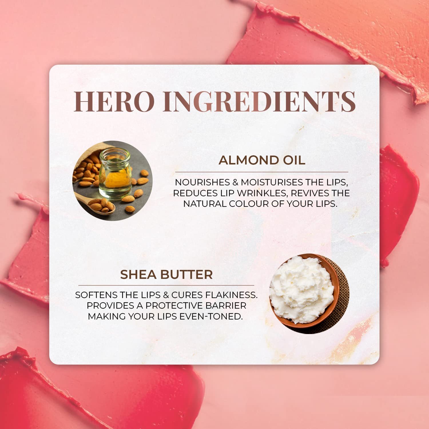 Just Herbs Tinted Lip Balm for Men and Women with SPF 20+ for Dark Lips to Lighten 4 g - Image 7