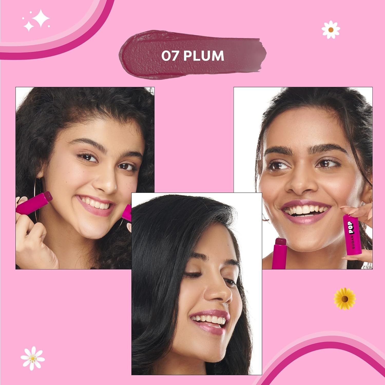 SUGAR POP Nourishing Lip Balm 07 Plum - 4.5 gm | Hydrating | Moisturizing | SPF Protection | Intense Care - Image 5