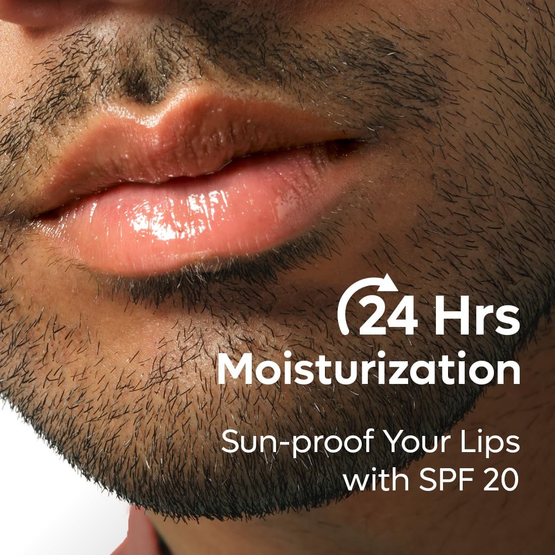 mcaffeine Lip Balm With Spf 20+ For Dry & Chapped Lips|Choco Lip Balm For 24 Hour Moisturization With Sun Protection|Lip Balm With Cocoa Butter & Caffeine For Women And Men, 1 Count, Beige - Image 2