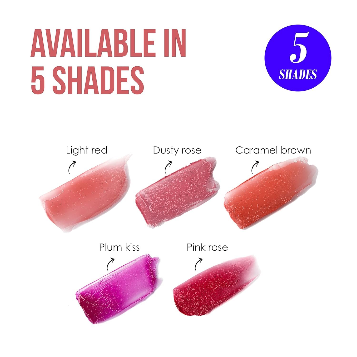 Blue Heaven Jelly & Butter Lip Balm infused with Jojoba Oil, Shea Butter + Vitamin E, smoothens Dry & Chapped Lips, Fades Pigmentation, Soften & Smoothes Plums Lips, Dusty Rose, 3g - Image 5