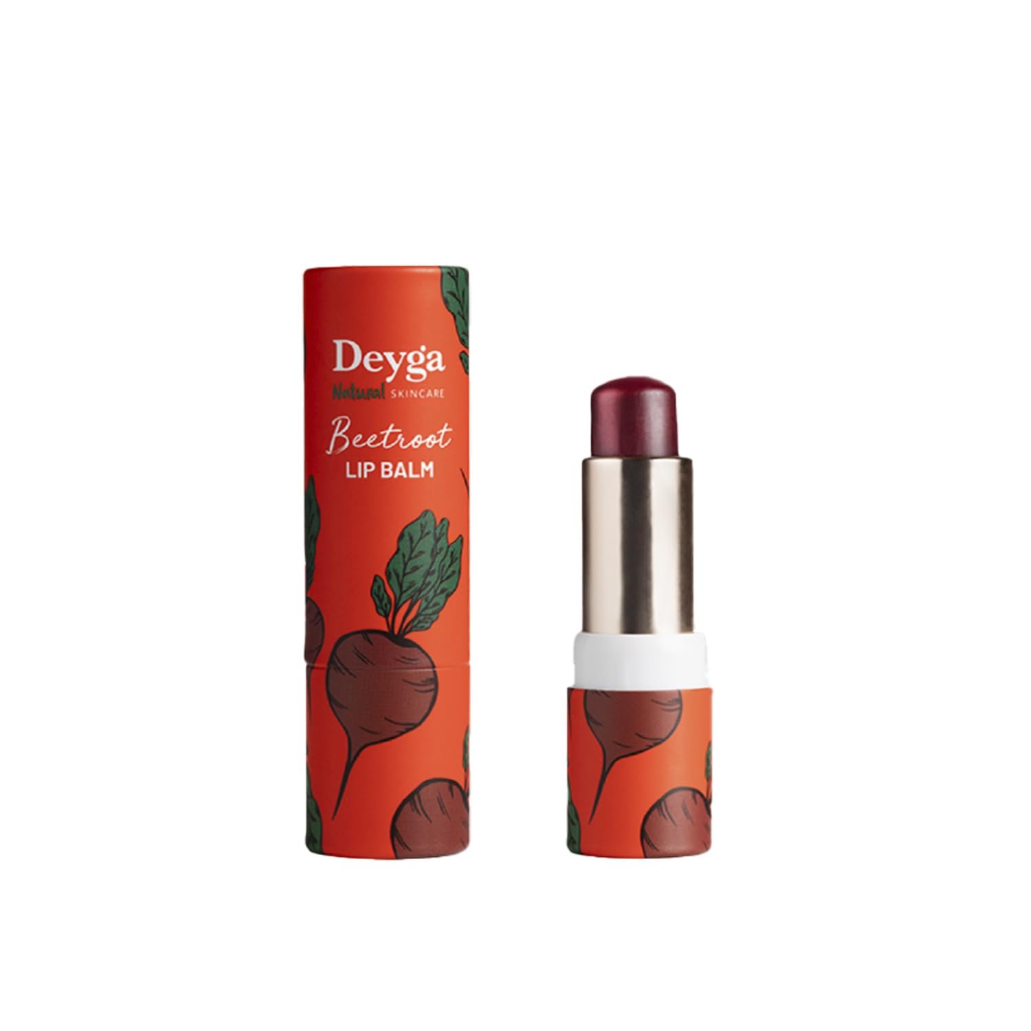 Deyga Beetroot Stick Lip Balm | Tinted Lip Care | For Dry & Chapped Lips | For Women & Men