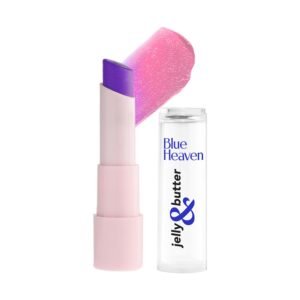 Blue Heaven Jelly & Butter PH based Lip Balm infused with Jojoba Oil, Shea Butter + Vitamin E, Treats Dry & Chapped Lips,Purple Sorcerer, 3g